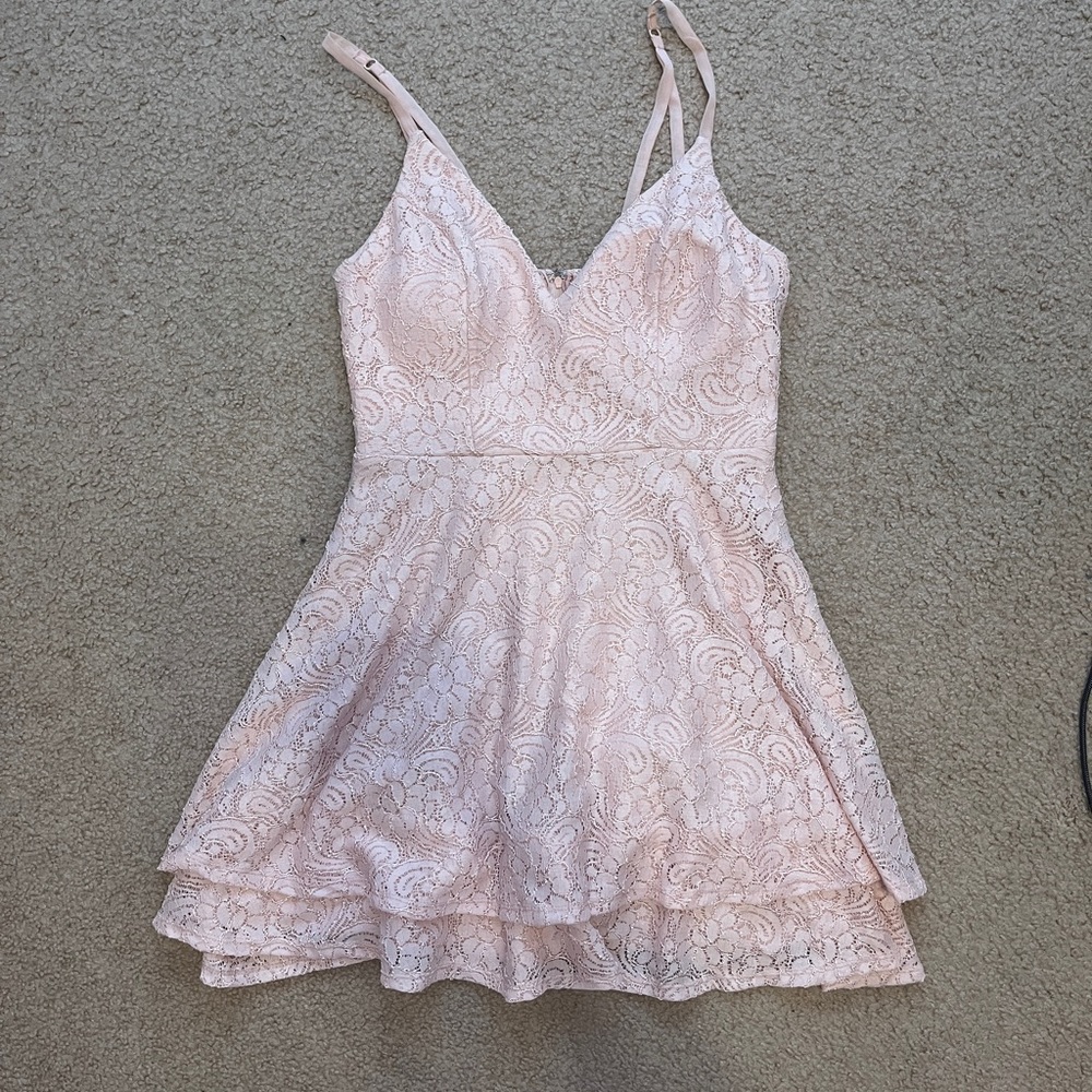Juniors Pink Formal Dress, size 9